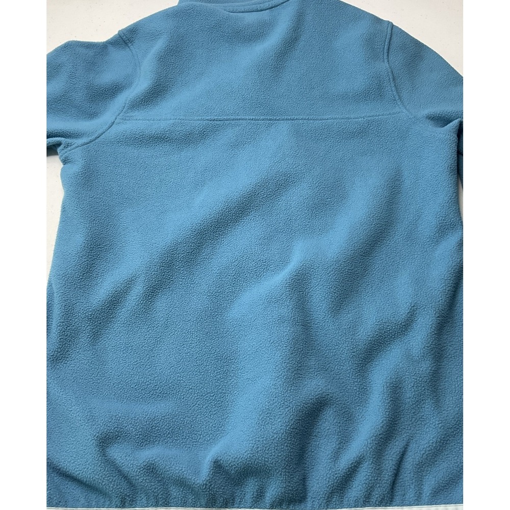 Patagonia Pullover Snap-T Women Sz M Fleece Sweater Long Sleeve Aqua Blue - Picture 7 of 7